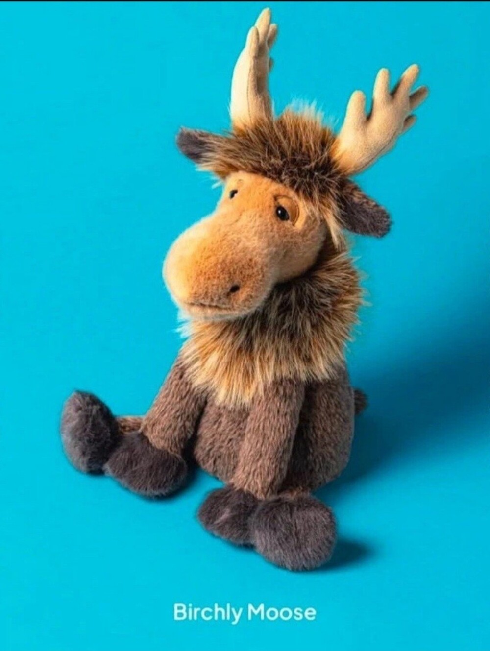 Jellycat Birchly Moose NWT + BAG